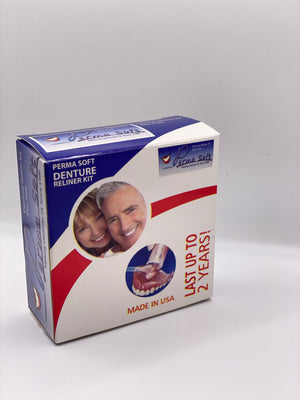 The Best Denture Reline Kit.  Soft Denture Reline Kit, Perma Soft Denture Reliner has been making dentures fit since 1986.  One denture liner lasts UP to two years.  Suction, fit and stability for loose irritating dentures.